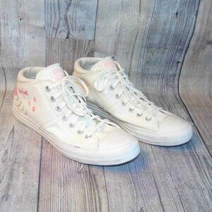 CONVERSE Chuck Taylor All Star Madison Mid Egret/Pink Solstice Sneaker Womens 11